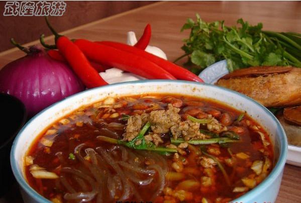 重慶美食酸辣粉