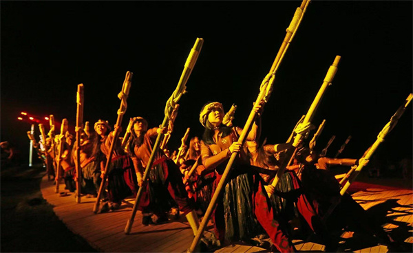 《印象武隆》演出場(chǎng)景之重慶棒棒